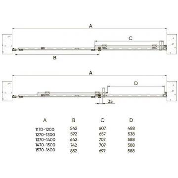 Душевая дверь Veconi Vianno VN70G-120-01-C4 1200х1950 мм стекло прозрачное 6 мм (брашированное золото)