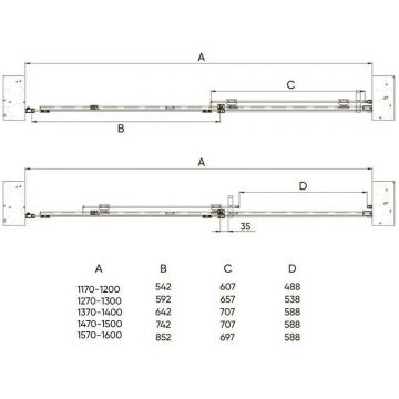 Душевая дверь Veconi Vianno VN70GR-150-01-C4 1500х1950 мм стекло прозрачное 6 мм (брашированный графит)