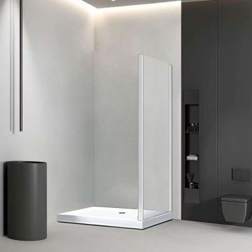 Боковая панель Veconi (Векони) KP-01 KP01-70-01-C1 710х1850 стекло прозрачное 5 мм