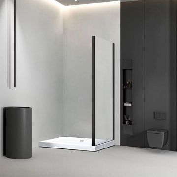 Боковая панель Veconi (Векони) KP-01B KP01B-100-01-C1 1010х1850 стекло прозрачное 5 мм