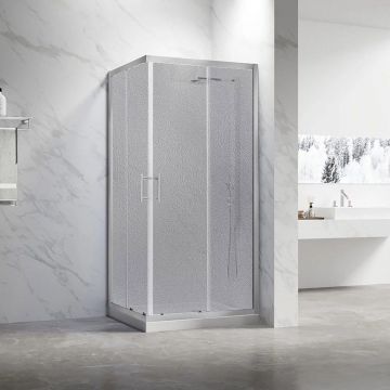Душевой угол Veconi (Векони) Rovigo 900х900 мм (габариты площадки) стекло Прозрачное 5 мм RV27CH-9090-01-C8