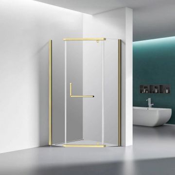 Душевой угол Veconi (Векони) Rovigo 1000х1000 мм (габариты площадки) стекло прозрачное 6 мм RV36G-100-01-C5