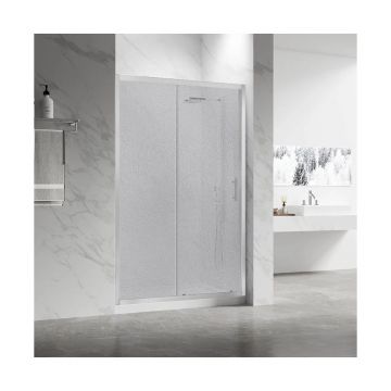 Душевая дверь Veconi Premium Trento VN55-140-02-C8 стекло Pear 6 мм 1390-1430х1950 мм хром