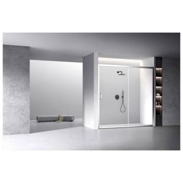 Душевая дверь Veconi (Векони) Premium Trento VN60-160-01-C5 стекло прозрачное 6 мм 1590-1625х1950 мм хром