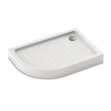 Душевой поддон Veconi (Векони) Tezeo TZ55L-10080-C5 Акриловый 1000x800x150 белый, асимметричный, левый