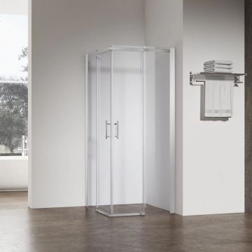 Душевой угол Veconi Rovigo RV50CH-12080-01-C8 Стекло Прозрачное 6 мм, 1200х1950х800 мм, черный