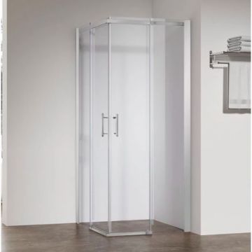 Душевой угол Veconi Rovigo RV50CH-12090-01-C8 Стекло Прозрачное 6 мм, 1200х1950х900 мм, черный