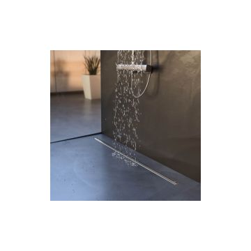 Щелевой водоотводящий желоб Veconi (Векони) Slim-line V600SL с боковым сливом D 5 600х100х35 мм