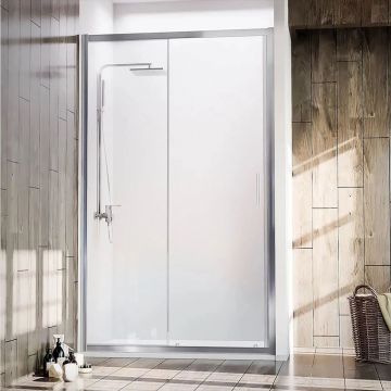 Душевая дверь Veconi (Векони) Vianno 150x190 см стекло прозрачное профиль хром механизм раздвижной (VN72-150-01-C4)