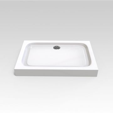 Поддон душевой Veconi Tezeo acrylic 1200х800х140 мм универсальный, на каркасе, с сифоном (TZ04-12080PR-01-19C1)