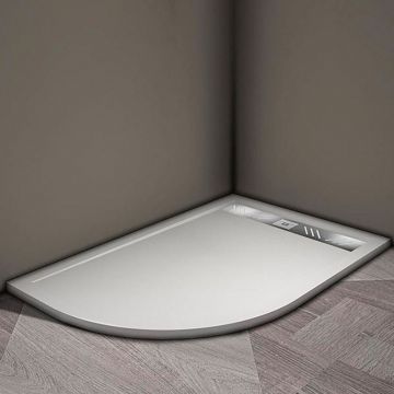 Поддон душевой Veconi (Векони) Tezeo stone 1200x900x300 мм правый, на каркасе, без сифона (TZ06R-12090A-01-19C3)