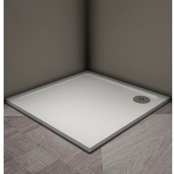 Поддон душевой Veconi Tezeo stone 1000x1000x300 мм универсальный, на каркасе, без сифона (TZ08-100K-01-19C3)