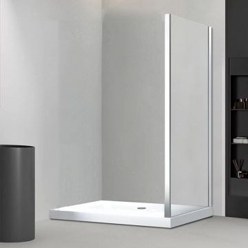 Душевая панель Veconi Rovigo 90x185 см стекло прозрачное, хром (KP03S-90-01-19C1)