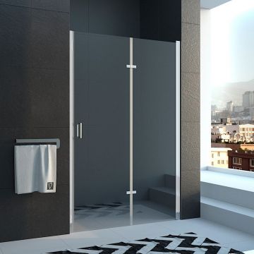 Душевая дверь Veconi (Векони) Vianno 80х185 см стекло прозрачное профиль хром механизм складной (VN42-80-01-19C1)