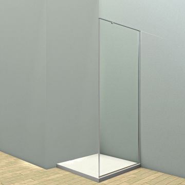 Душевая панель Veconi (Векони) KP07-80-01-C4 800х1950 мм профиль хром, стекло прозрачное