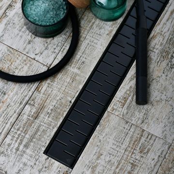 Душевой лоток MCH, Veconi Medium Black 550 мм (V550MB)