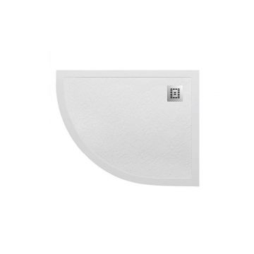 Поддон из искусственного мрамора BelBagno (Бельбагно) TRAY-MR-UNO-RH-120/90-550-35-W-R белый (1200х35х900)