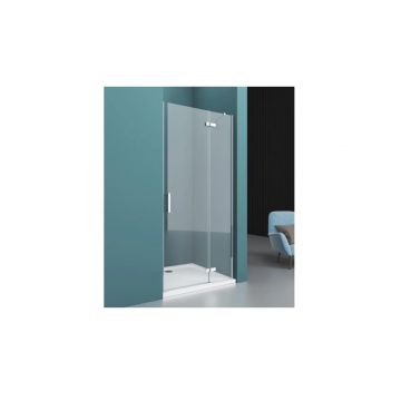 Душевая дверь без ответного пристенного магнитного профиля, правая BelBagno KRAFT-60/30-C-Cr-R хром, стекло прозрачное 6 мм (1950х900)