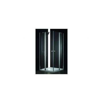 Душевой уголок Cezares (Цезарис) ELENA-W-AH-2-120/100-C-Cr цвет профиля хром, стекло прозрачное 6 мм 120х195х100 см