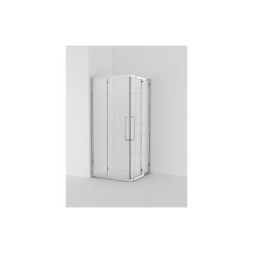 Душевой уголок Cezares (Цезарис) RELAX-304-A-2-90-C-CR цвет профиля хром, стекло прозрачное 8 мм 90х200х90 см