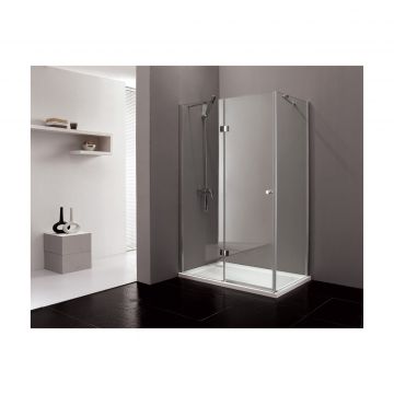 Душевой уголок Cezares (Цезарис) VERONA-W-AH-1-120/90-P-Cr-Rцвет профиля хром, стекло матовое 6 мм 120х200х90 см