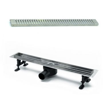 Душевой лоток Timo (Тимо) Drain Protect 900 DP20900-LG20900 с вставкой LG20, Сатин