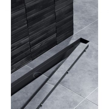 Душевой лоток Timo (Тимо) Drain System 800 DS230208/03 с панелью plate, Черный