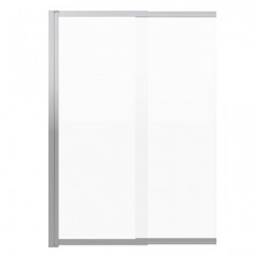 Стеклянная шторка на ванну Berges (Бергес) RIVER 145х61/98см, 065014цвет профиля хром, стекло прозрачное, 5 мм 065014