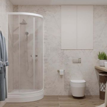 Душевой уголок Тритон (Triton) Ультра 800х800х1910 мм, прозрачный 4 мм, профиль белый (Щ0000040486) А, низкий поддон (3 места)