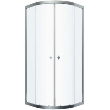 Душевой уголок Тритон (Triton) Альфа-Хром 900х900х1850 мм, прозрачный 4 мм, профиль хром (Щ0000051621) (1 место)