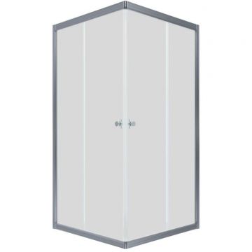 Душевой уголок Тритон (Triton) Вента-Хром 800х800х1850 мм, прозрачный 4 мм, профиль хром (Щ0000057861) (1 место)