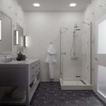 Душевой уголок Тритон (Triton) Дельта-Хром 900х900х1900 мм, прозрачный 6 мм, профиль хром (Щ0000054216) (2 места)