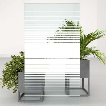 Душевой уголок Тритон (Triton) Стандарт 900х900х1745 мм, прозрачный,с рисунком 4 мм, профиль белый (Щ0000026693) полосы, аква (2 места)