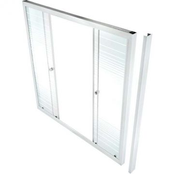 Душевая перегородка Тритон (Triton) Аква полосы белый 1475х1500 мм (Щ0000025981)