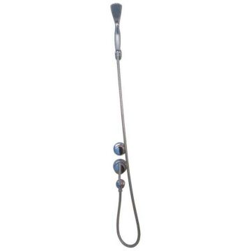 Душевая кабина Тритон (Triton) Стандарт 900х900х2175 мм, с рисунком 4 мм, профиль белый (Щ0000027239) А, низкий поддон, аква, Узоры, ДН4 (7 мест+сифон D90мм)