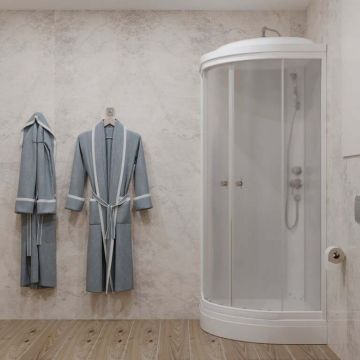 Душевая кабина Тритон (Triton) Ультра 800х800х2175 мм, прозрачный 4 мм, профиль белый (Щ0000040485) А, низкий поддон, ДН4 (7 мест)