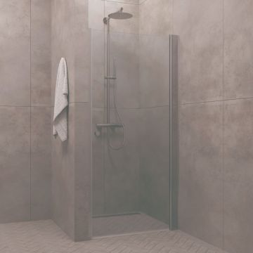 Душевая дверь Тритон (Triton) Uno 1850х700 мм, прозрачное стекло 5 мм, профиль хром (Щ0000036860)