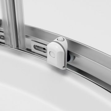 Душевое ограждение Am.Pm (Ам.Пм) X-Joy Twin Slide c поддоном, 90x90, профиль матовый хром W88E-205-090MT64