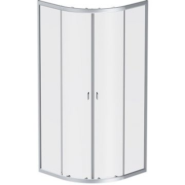 Душевое ограждение Am.Pm (Ам.Пм) X-Joy Twin Slide без поддона, 80x80, профиль матовый хром, W88G-205-080MT64