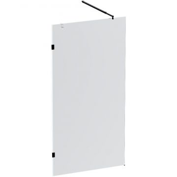 Душевая перегородка Am.Pm (Ам.Пм) X-Joy 100x195, стекло прозрачное, профиль черный W94WI-100-F1-BTE