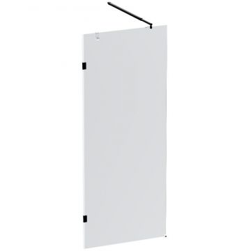 Душевая перегородка Am.Pm (Ам.Пм) X-Joy 80x195, стекло прозрачное, профиль черный W94WI-80-F1-BTE