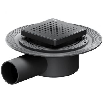 Трап для душа Am.Pm (Ам.Пм) MasterFlow точечный универсальный затвор Cut Gradient 10см цвет черный матовый W01BD-P11-010-01BM