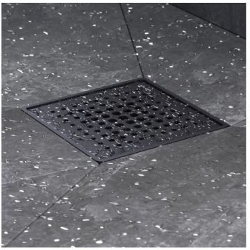 Трап для душа Am.Pm (Ам.Пм) MasterFlow точечный универсальный затвор Cut Gradient 10см цвет черный матовый W01BD-P11-010-01BM