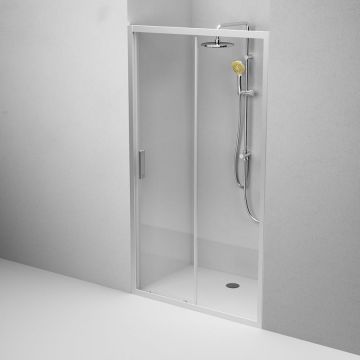 Душевая дверь Am.Pm (Ам.Пм) Gem Solo 110х195, стекло прозрачное, профиль матовый хром W90G-110-1-195MT