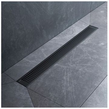 Трап для душа Am.Pm (Ам.Пм) MasterFlow линейный универсальный затвор Cut Gradient 70см цвет черный матовый W01SC-P11-070-01BM