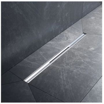 Трап для душа Am.Pm (Ам.Пм) MasterFlow линейный универсальный затвор Slim line 80см цвет черный матовый W01SC-S11-080-05BM