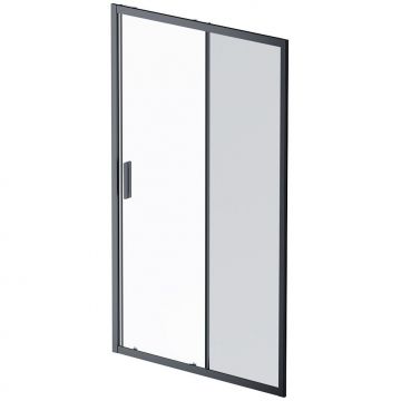 Душевая дверь Am.Pm (Ам.Пм) Gem Solo 120х195, стекло тонированное, профиль черный матовый W90G-120-1-195BG