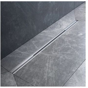 Трап для душа Am.Pm (Ам.Пм) MasterFlow линейный универсальный затвор Slim line 80см цвет сталь матовый W01SC-S11-080-05SB