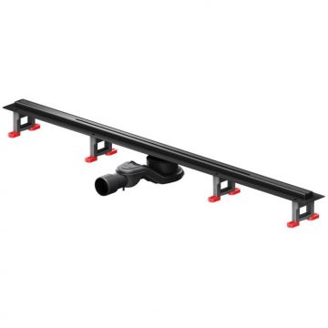 Трап для душа Am.Pm (Ам.Пм) MasterFlow линейный универсальный затвор Slim line 100см цвет черный матовый W01SC-S11-100-05BM