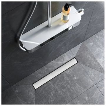 Трап для душа Am.Pm (Ам.Пм) MasterFlow линейный универсальный затвор Tile 50см цвет сталь матовый W01SC-U11-050-04SB